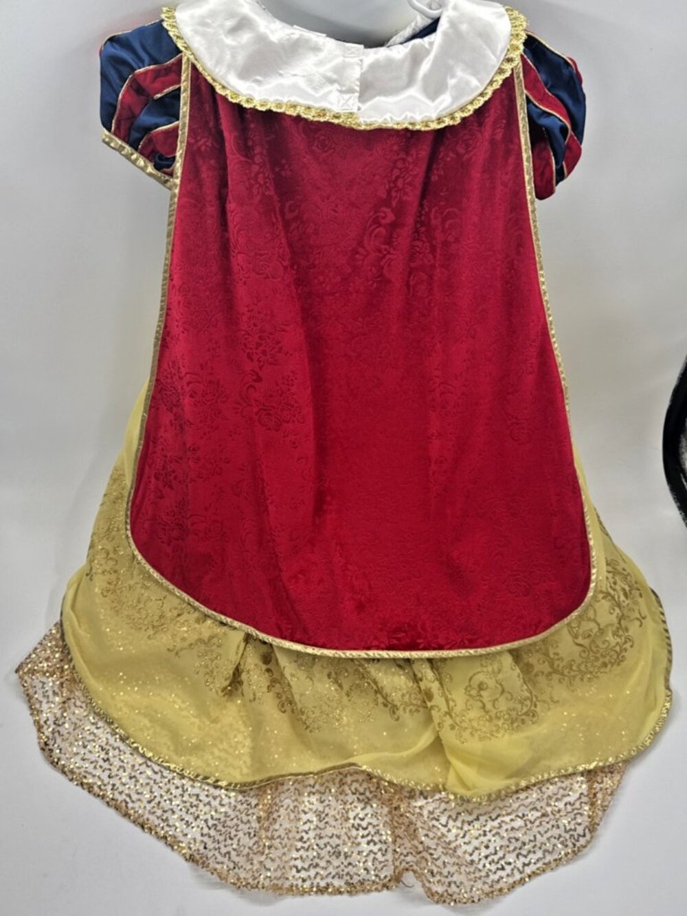 Disney Parks Deluxe Snow White Dress w/Cape Teen Girls Size 13 Bibbidi Boutique - Picture 3 of 12